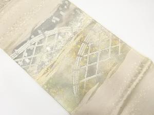 アンティーク　光悦垣模様織り出し袋帯（材料）